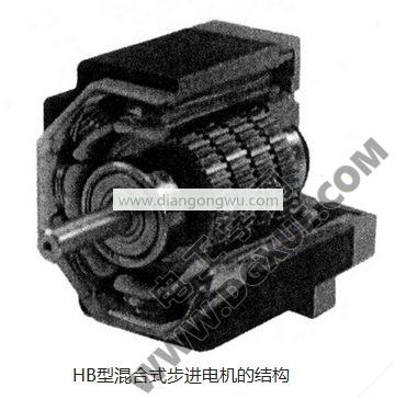 HB型混合式步進(jìn)電機的結(jié)構(gòu)剖面